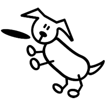 D1 - Dog with frisbee