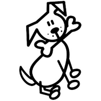 D5 - Dog with bone