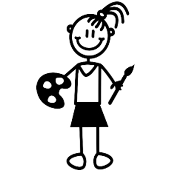 G1 - Girl with paintbrush