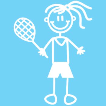 G9 - Girl playing tennis - Image 2