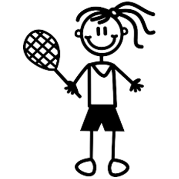 G9 - Girl playing tennis