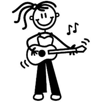 OG11 - Older girl playing guitar