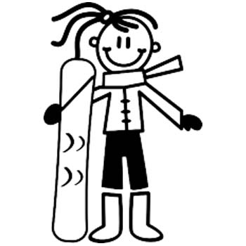 OG13 - Older girl snowboard