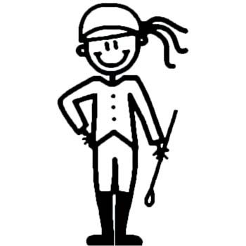 OG27 - Older girl in horse riding gear