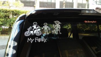 Motorsticker - rugbysticker - tuinsticker