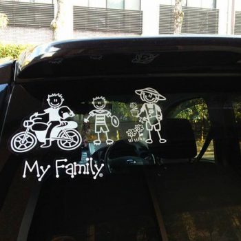 Motorsticker - rugbysticker - tuinsticker