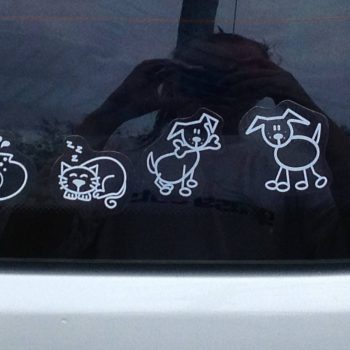 Dierenstickers van The Sticker Family