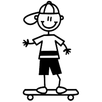 B3 - Boy on skateboard