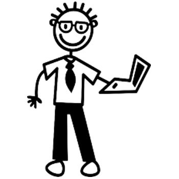 F5 - Father with laptop
