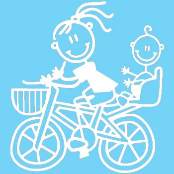 M24 - Mother bike with baby - Image 2