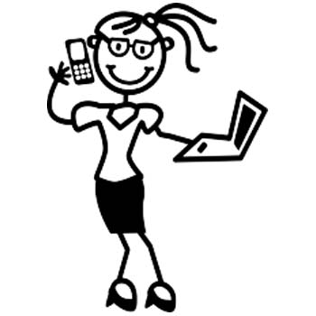 M2 - Mother with laptop