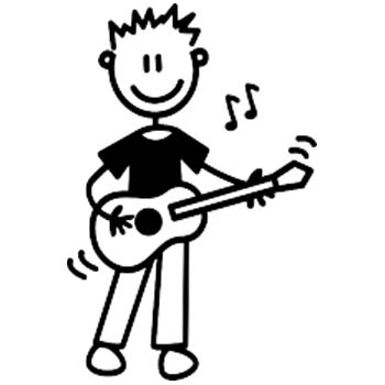 OB11 - Older boy playing guitar
