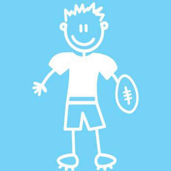 OB13 - Older boy playing rugby - Image 2