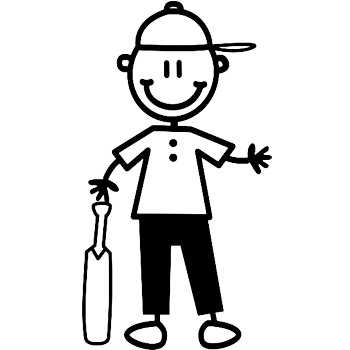 OB3 - Older boy playing cricket