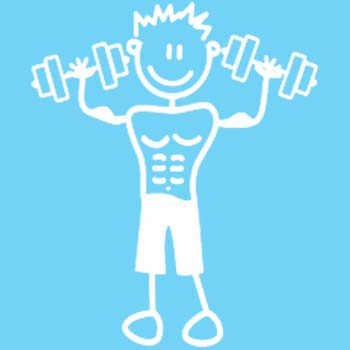 OB8 -Older boy lifting weights - Image 2