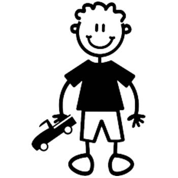 YB2 - boy holding truck