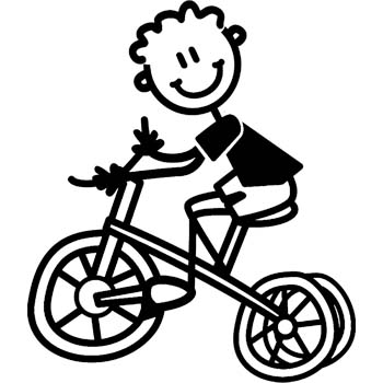 YB6 - Young boy on tricycle