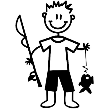 B18 - Boy fishing