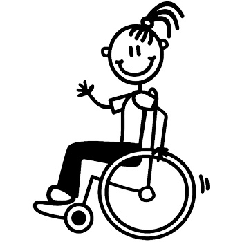 WCG - Girl with wheelchair
