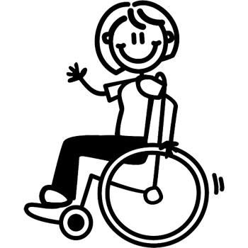 WCM - Mother wheelchair