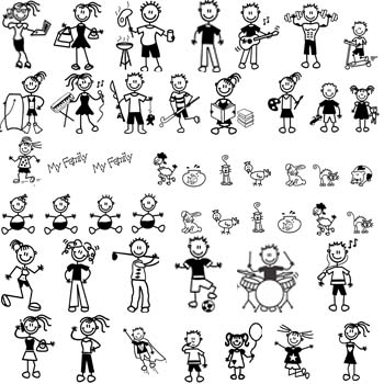 Mini stickers